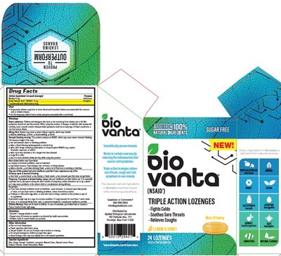 bv lemon lozenge label